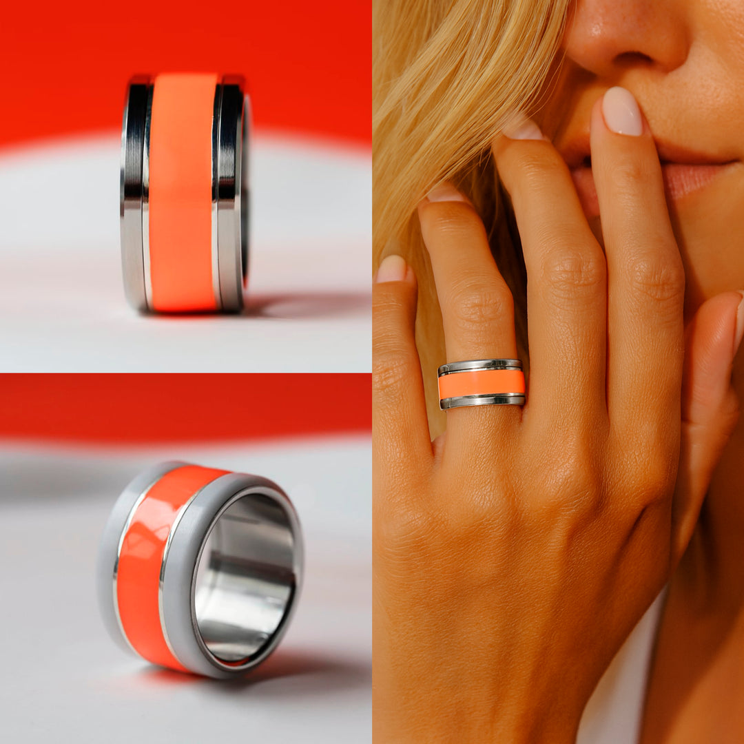 🌴💦 Addon in silver LAGOON orange