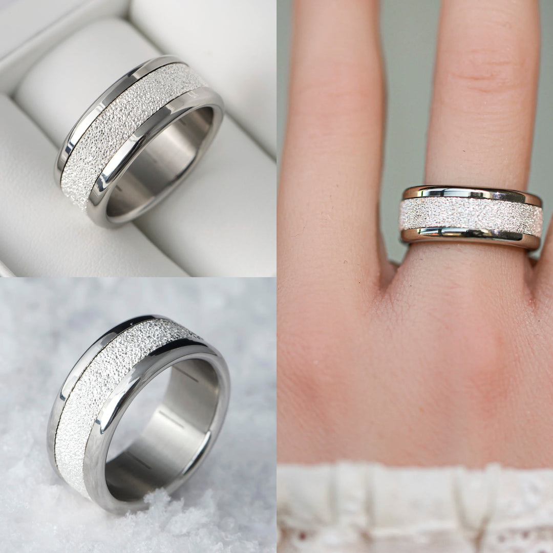 „Ewiger Schnee“ mood Ring aus 925 Silber [LIMITIERTE AUFLAGE]