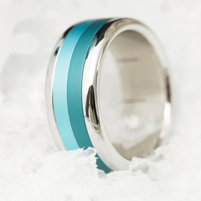 Ring-Set Winter + 4 Farben - Auswechselbarer mood Ring