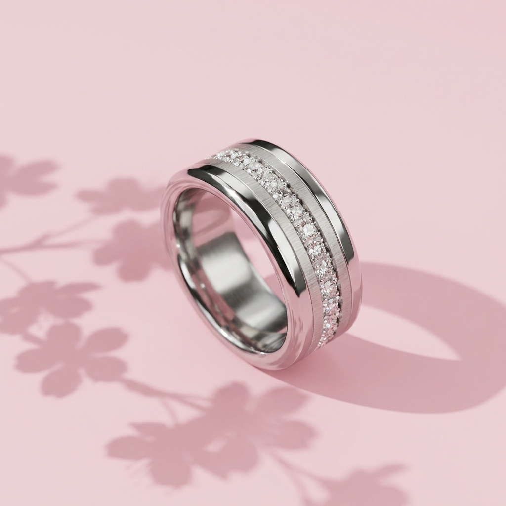 Bague "Rosée de Printemps" – Argent 925 & Zircons Interchangeable