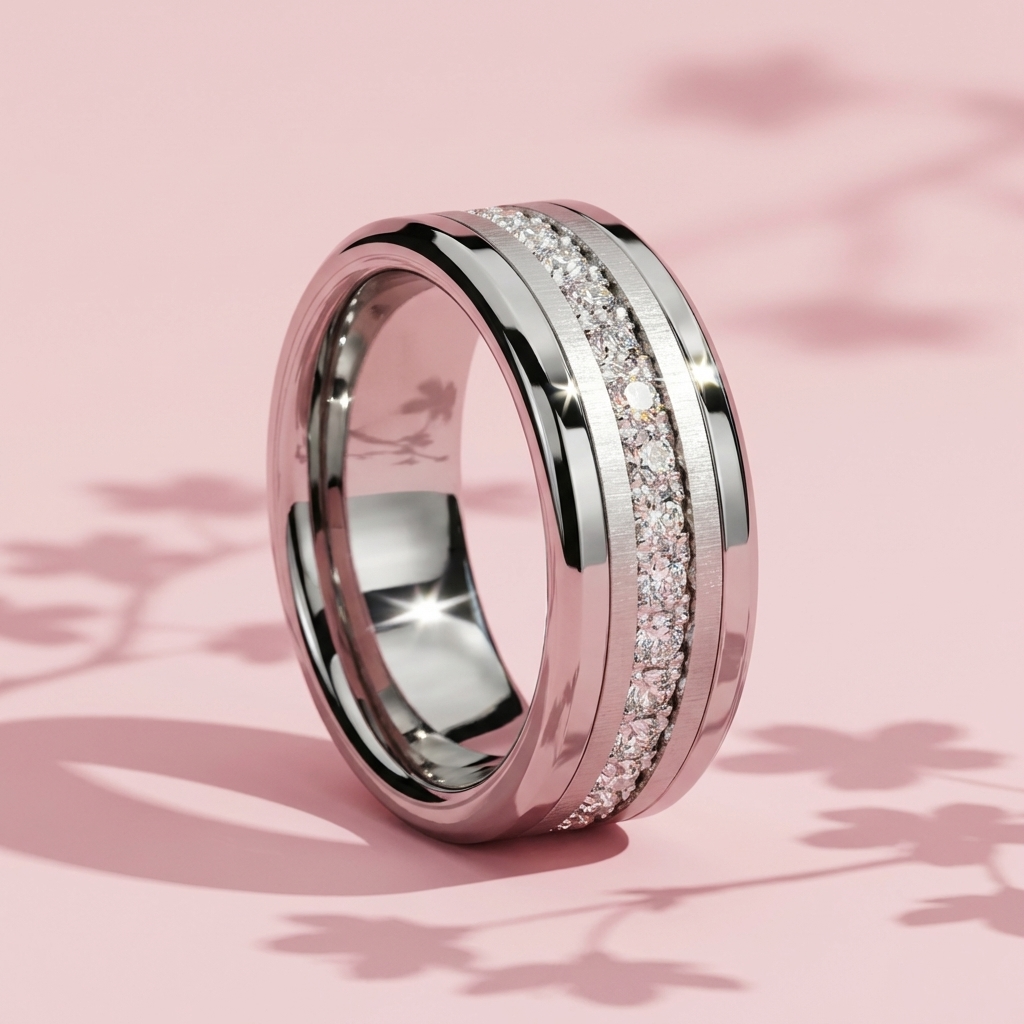 Bague "Rosée de Printemps" – Argent 925 & Zircons Interchangeable