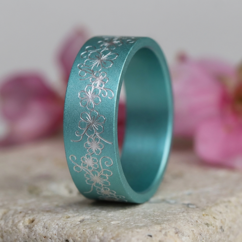 Innenring (Addon) Tsukihana aus Aluminium, Farbe nach Wahl - Pastellfarben