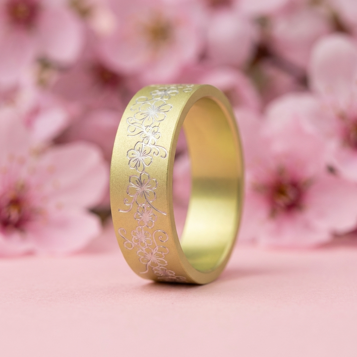 Innenring (Addon) Tsukihana aus Aluminium, Farbe nach Wahl - Pastellfarben