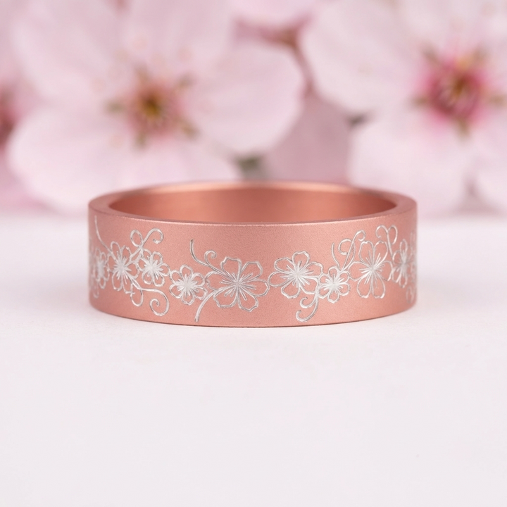 Innenring (Addon) Tsukihana aus Aluminium, Farbe nach Wahl - Pastellfarben