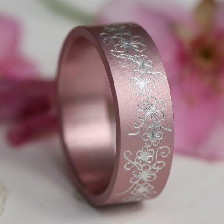 Innenring (Addon) Tsukihana aus Aluminium, Farbe nach Wahl - Pastellfarben