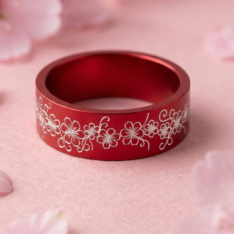 Anneau (addon) Tsukihana en aluminium couleur a choix - couleurs 2025