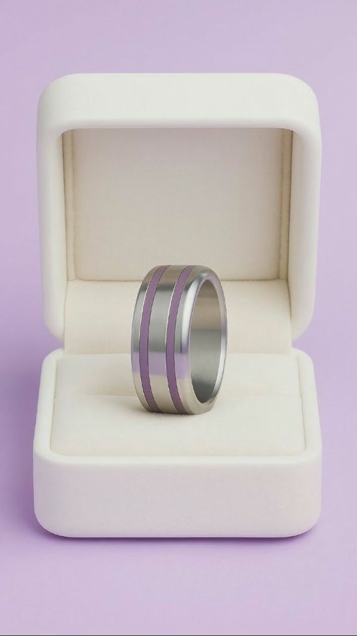 💟 Pack de 2 minis en aluminium belipastel,  pour bague mood interchangeable