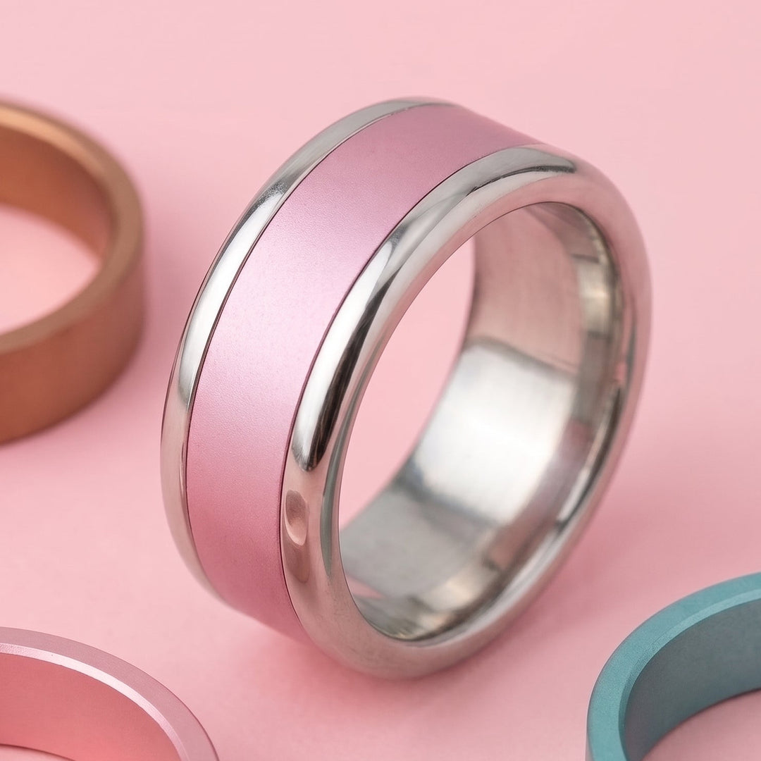 Bague mood avec 3 anneaux interchangeables (couleurs à choix)