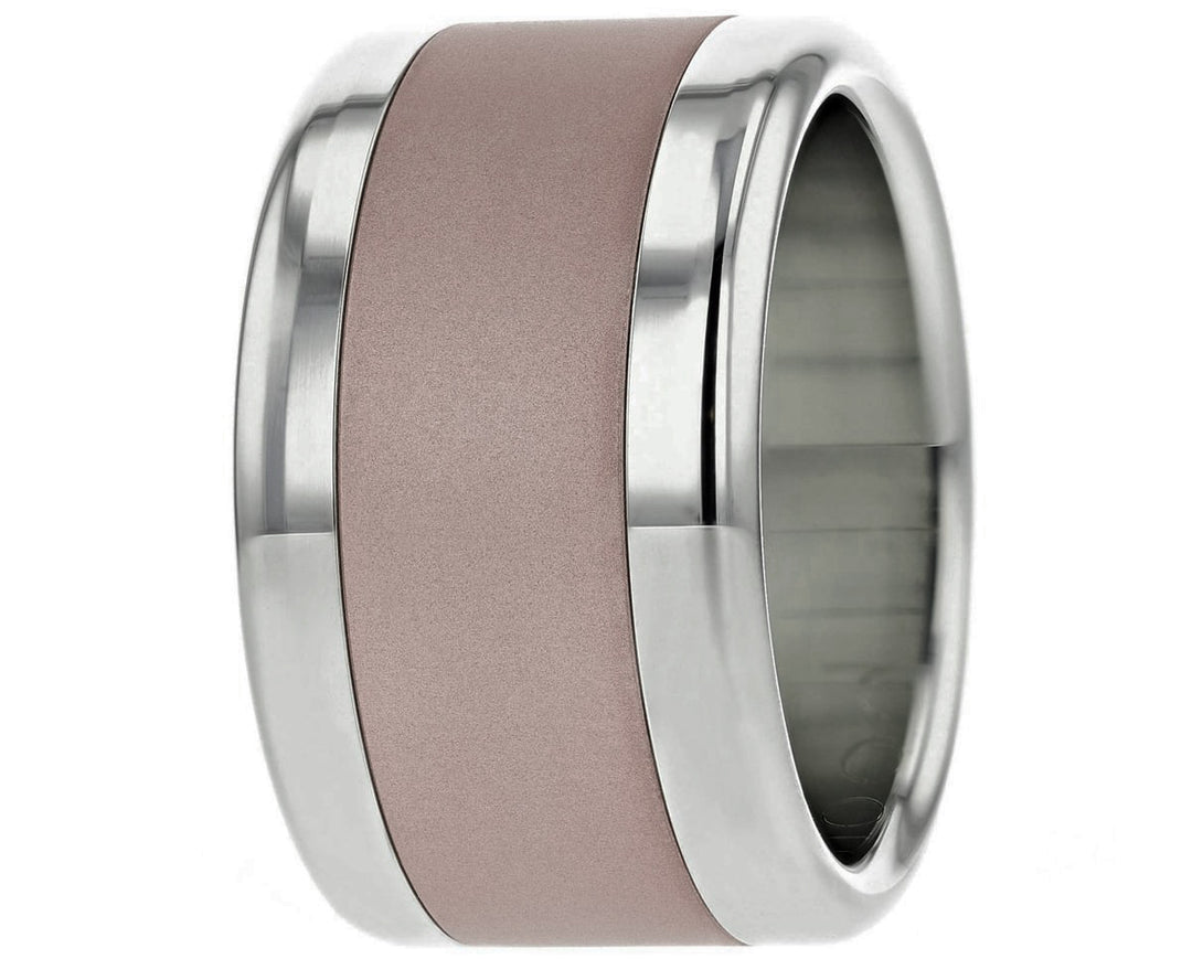 🤎 Anneau (addon) en aluminium taupe pour bague mood interchangeable