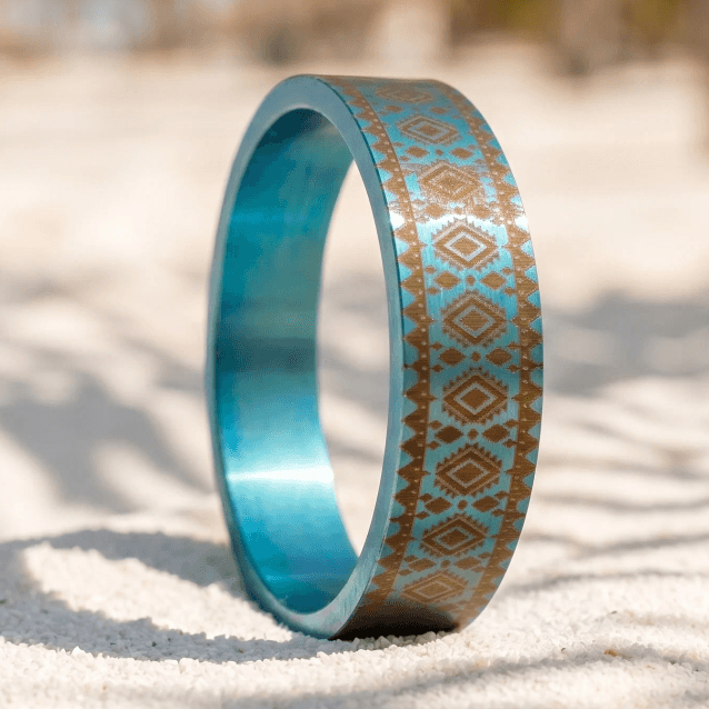 Titane turquoise Arabesques (deux tiers) - été 2026