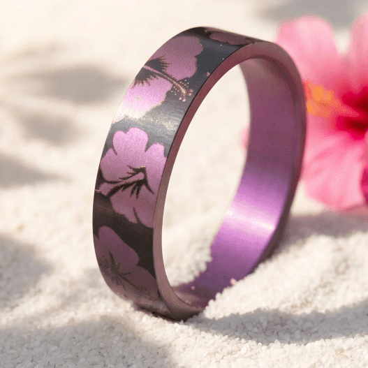 Titane violet Hibiscus (deux tiers) - été 2026