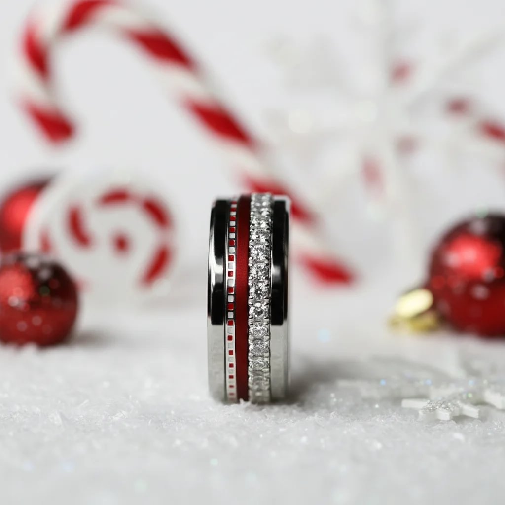 05 🎁 Inner ring (mini addon) "Symphony" in silver with enamel coating