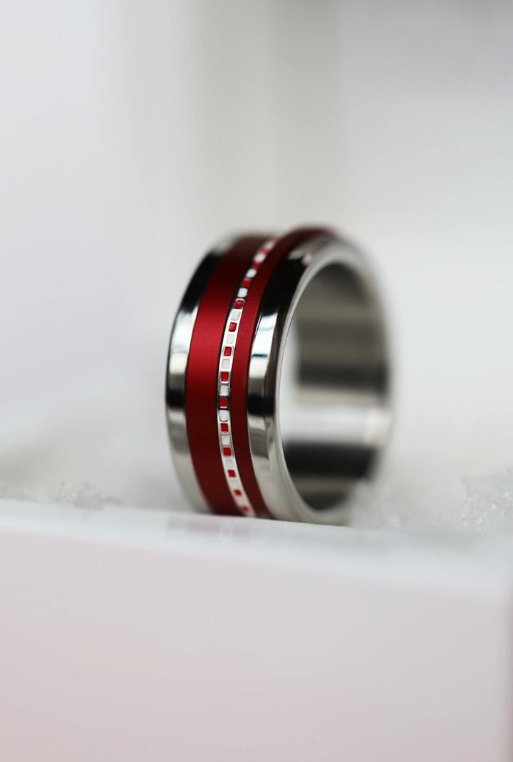 05 🎁 Inner ring (mini addon) "Symphony" in silver with enamel coating