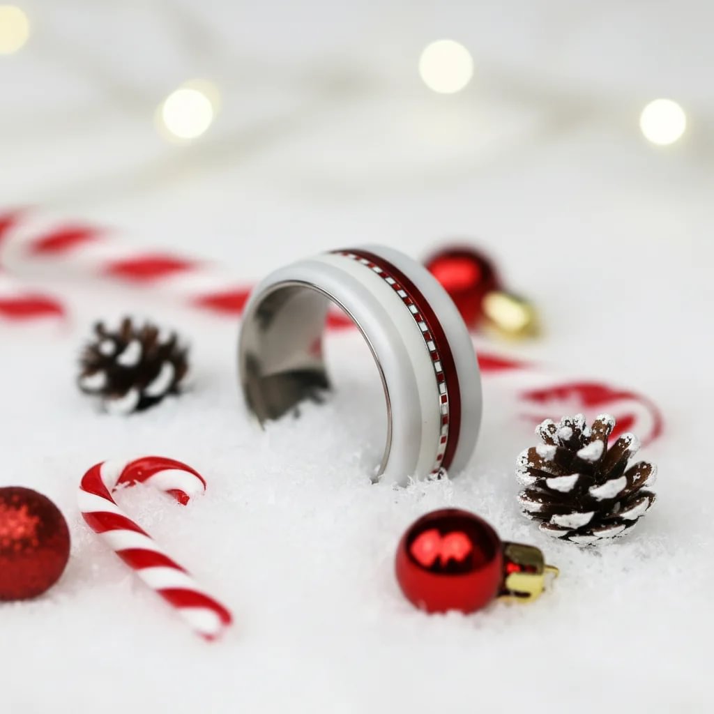 05 🎁 Inner ring (mini addon) "Symphony" in silver with enamel coating