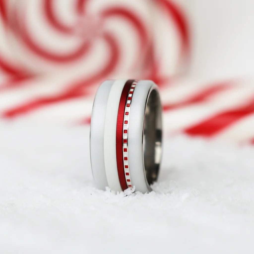 05 🎁 Inner ring (mini addon) "Symphony" in silver with enamel coating