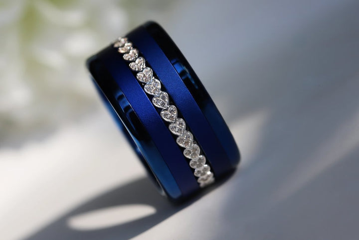 💍🤍  Anneau (addon medium) "Vertige" en argent 925 serti de zircons blancs