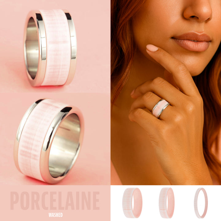 Addon washed "PORCELAINE"