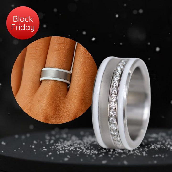 🤍 Extra Small White Base “Base 17 by Mood” – Stainless Steel with White Enamel Edges