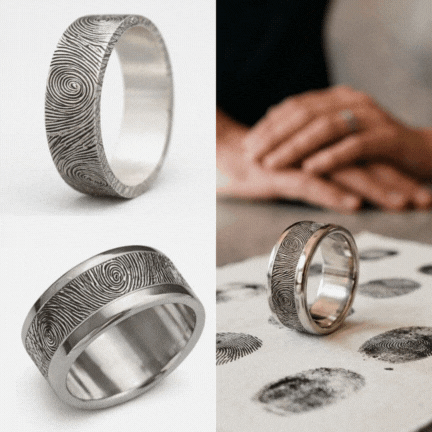 Addon argent full digit pour bague personnalisable mood