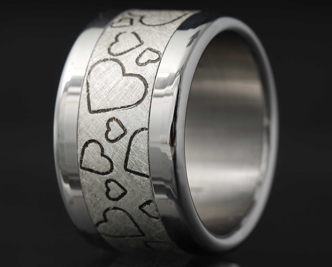 Addon argent heart