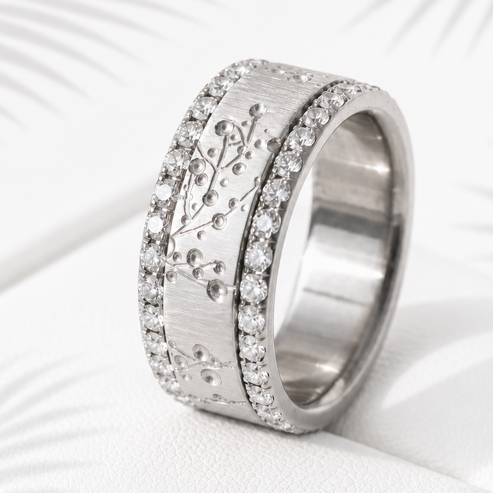 Base XS entièrement sertie de diamants blancs 1.9mm