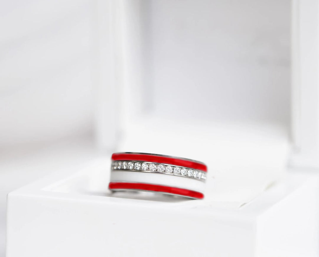 ❤️ BASE RED EN ÉMAIL - L'EXTRA SMALL ❤️