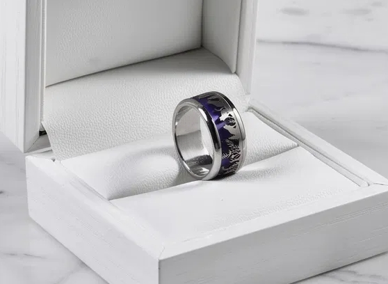 Anneau (addon) en acier découpé, motifs suisses les chats 🐾🏔️