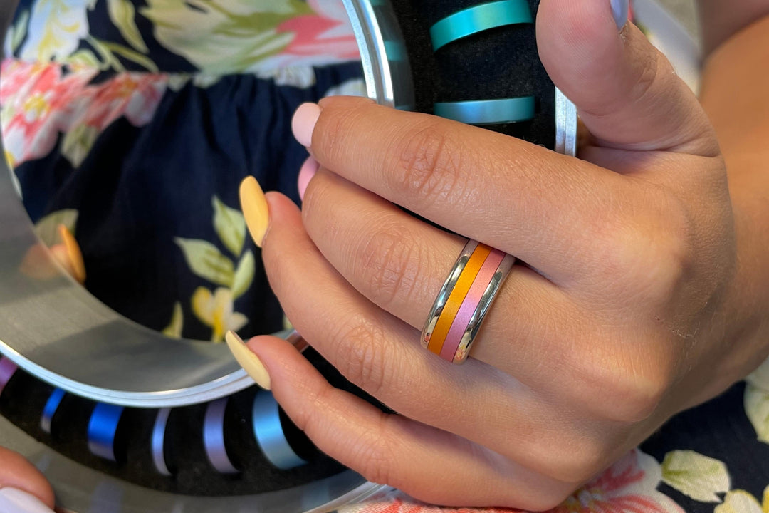 AUSWECHSELBARER MOOD RING<br>Ring-Set Summer 2022