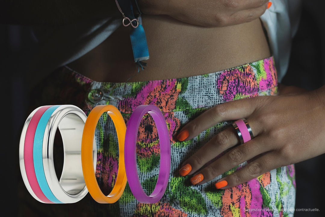 AUSWECHSELBARER MOOD RING<br>Ring-Set Summer 2022