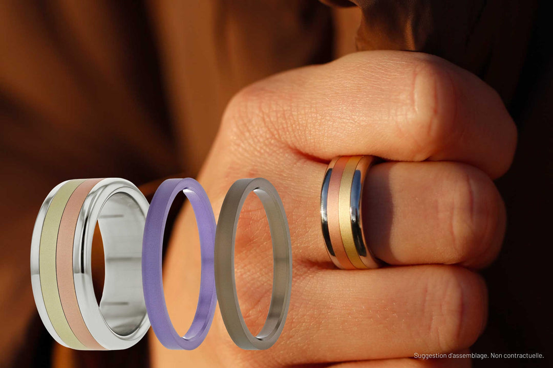 AUSWECHSELBARER MOOD RING<br>Ring-Set Summer 2022