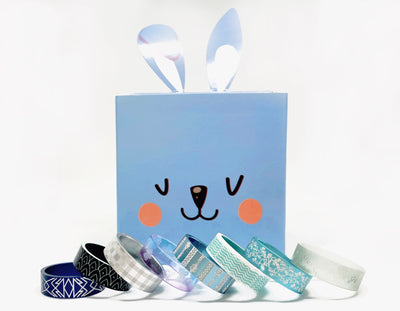 Box Bunny - surprise box with 8 addons (cold colors)