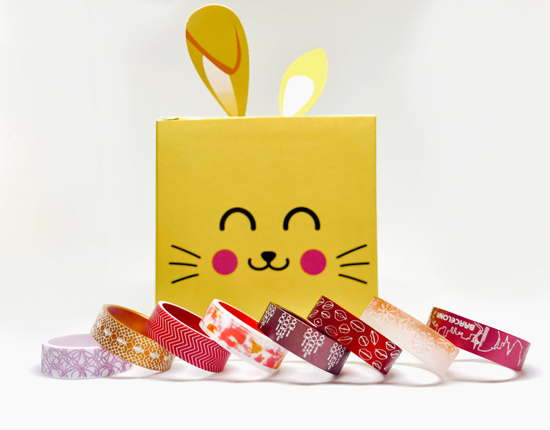 Box Bunny - pack lapin surprise contenant 8 addons (couleurs chaudes)