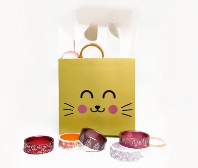 Box Bunny - pack lapin surprise contenant 8 addons (couleurs chaudes)