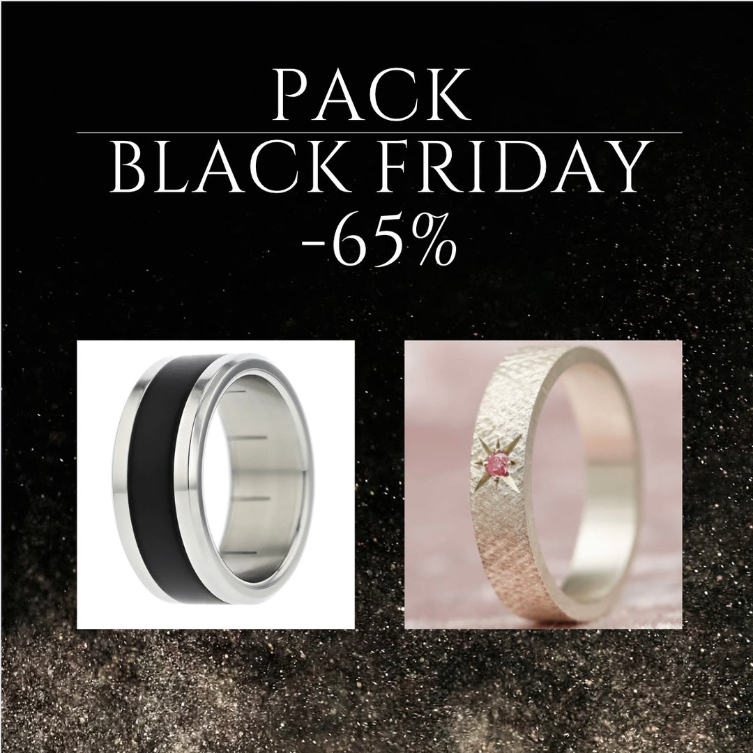 Pack Black Friday XS & 2/3 Argent croisé c.diams