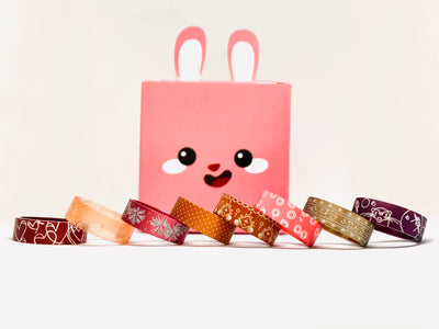 Box Bunny - pack lapin surprise contenant 8 addons (couleurs chaudes)