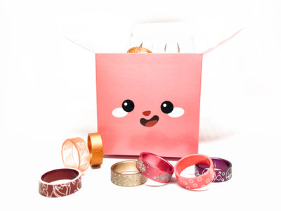 Box Bunny - surprise box with 8 addons (warm colors)