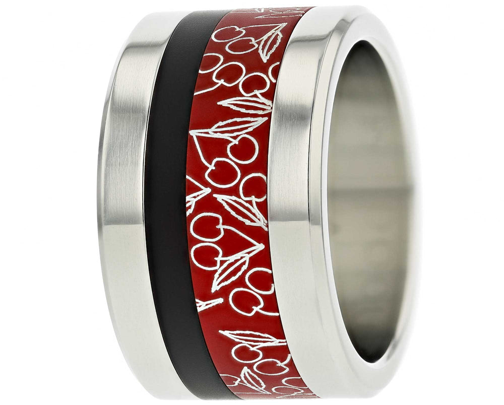 Addon 2/3 Aluminium Gravé - Deux Tiers Cerise