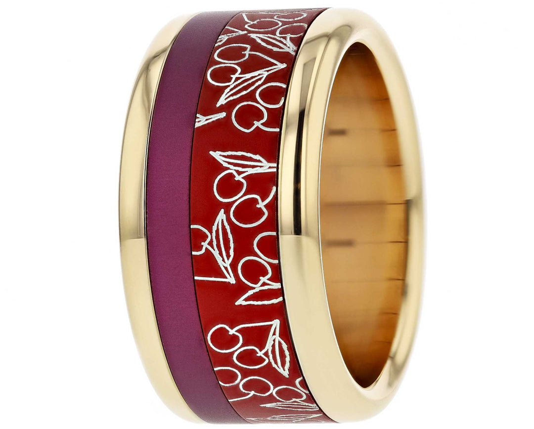 Addon 2/3 Aluminium Gravé - Deux Tiers Cerise