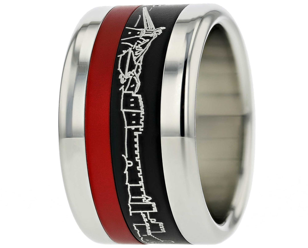 Addon 2/3 Aluminium Gravé - Deux Tiers Valais