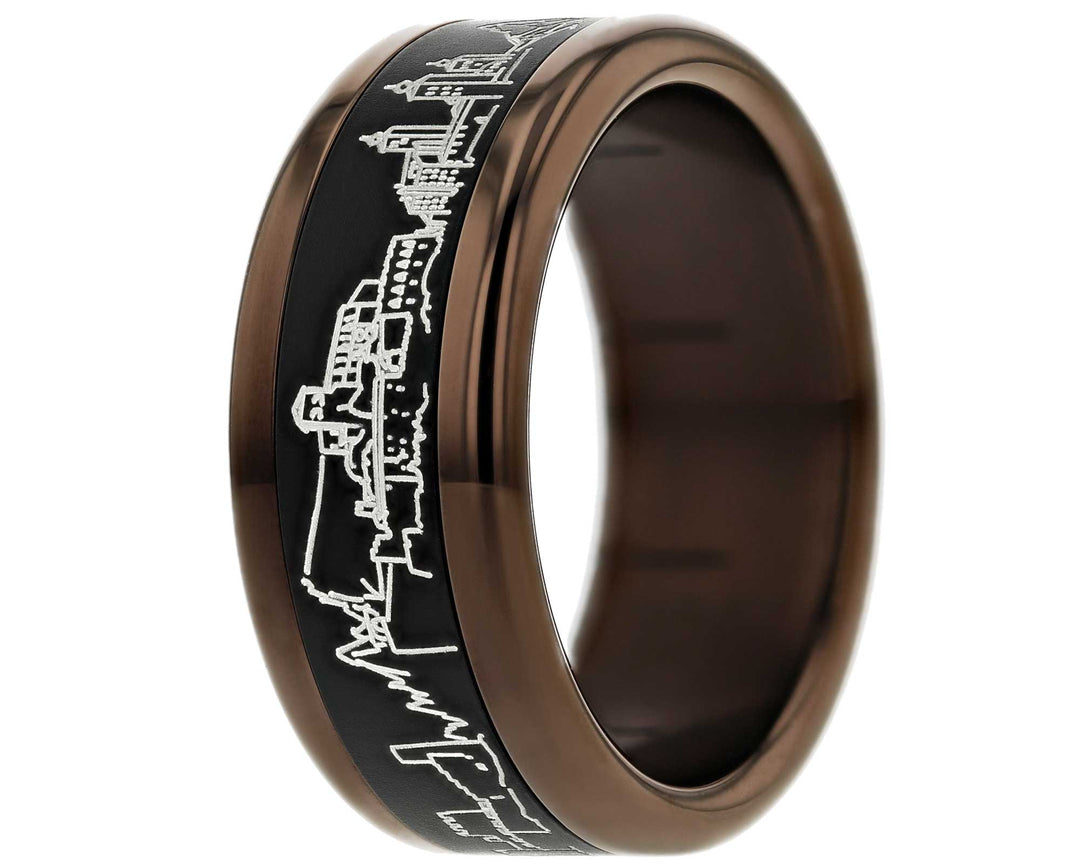 Addon 2/3 Aluminium Gravé - Deux Tiers Valais