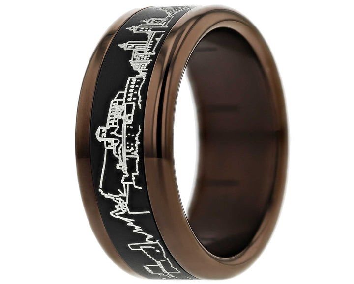 Addon 2/3 Aluminium Gravé - Deux Tiers Valais