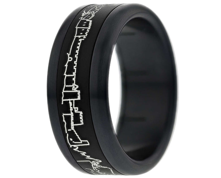 Addon 2/3 Aluminium Gravé - Deux Tiers Valais