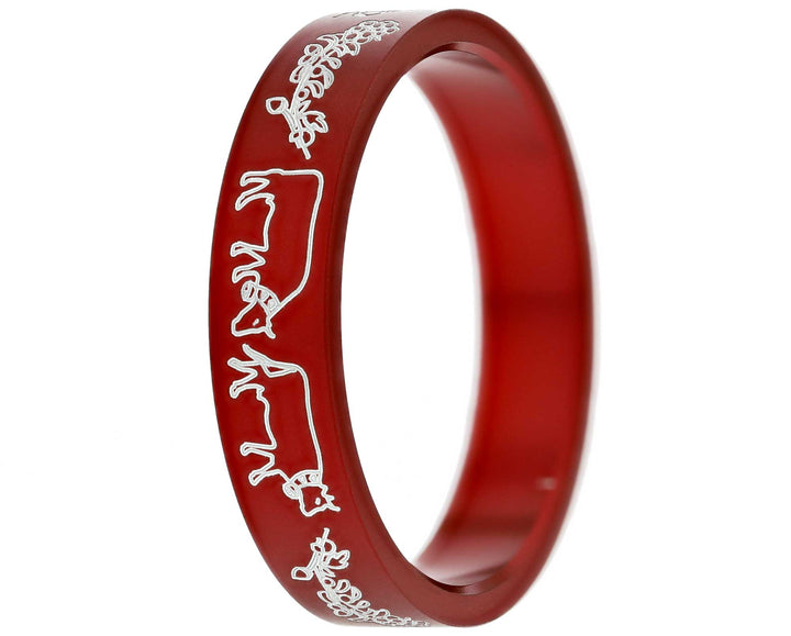 Addon 2/3 Aluminium Gravé - Sentier Valaisan, Couleurs Chaudes à Choix