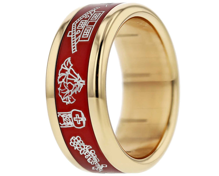 Addon 2/3 Aluminium Gravé - Sentier Valaisan, Couleurs Chaudes à Choix