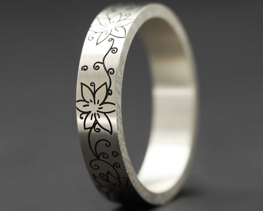 Addon 2/3 Argent Gravé - Deux Tiers En Argent Floria