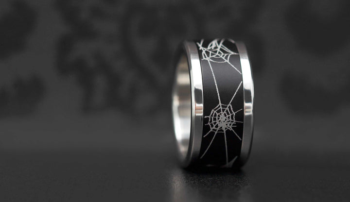 Addon Aluminium Gravé - Addon En Aluminium Noir "Spidermood"