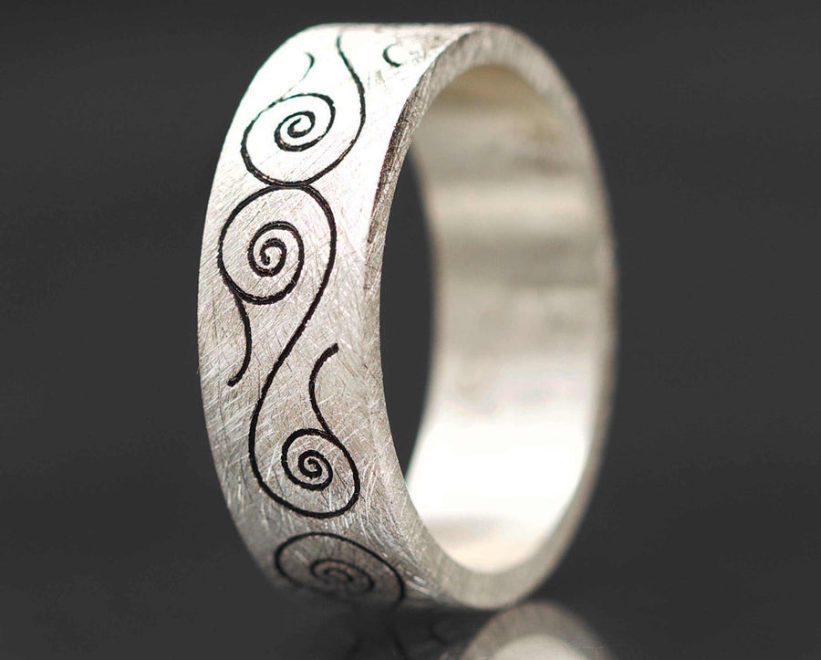 Addon Argent Gravé - Addon Argent Brossé, "entrelaces"