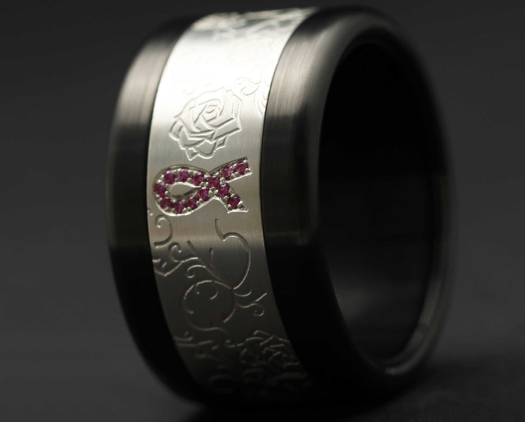 Addon Argent Gravé - Addon Octobre Rose