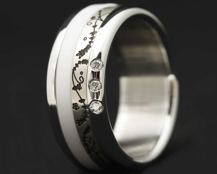 Addon Argent Gravé - Medium Argent Lavendel
