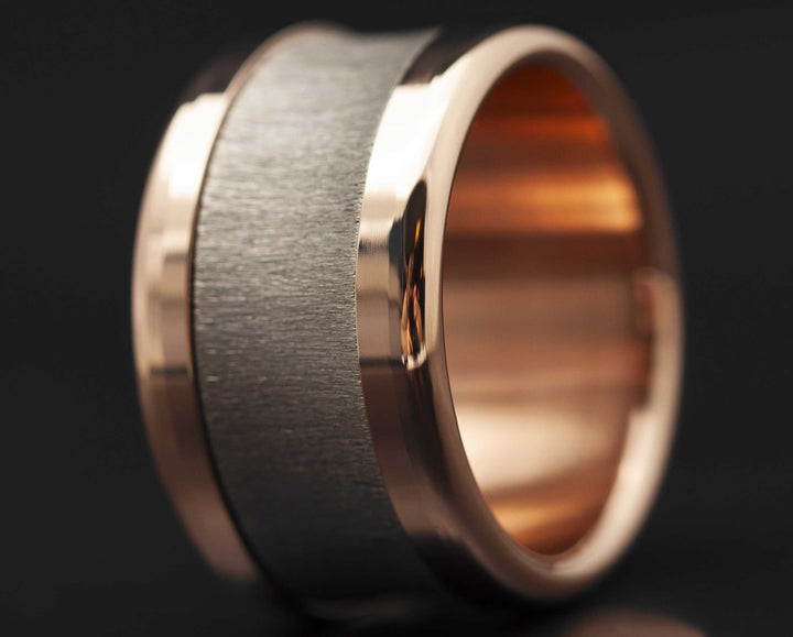 Addon Or - Addon Creusé Drapé En Or Gris 18K